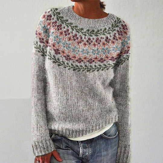 Bridget | Vintage Islandzki Sweter z Wełny