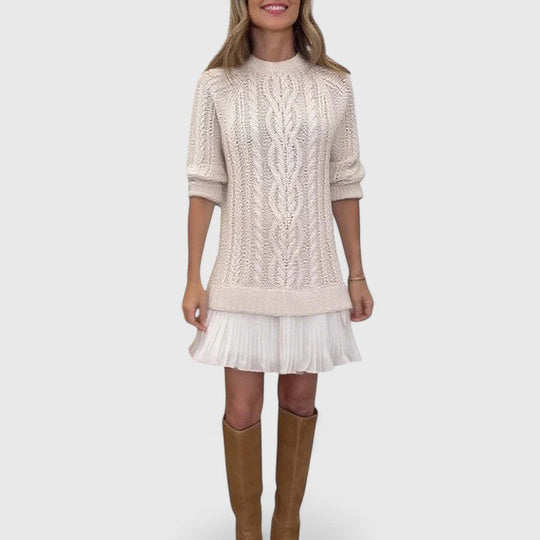 Ashlyndora | Elegancka Sukienka Swetrowa