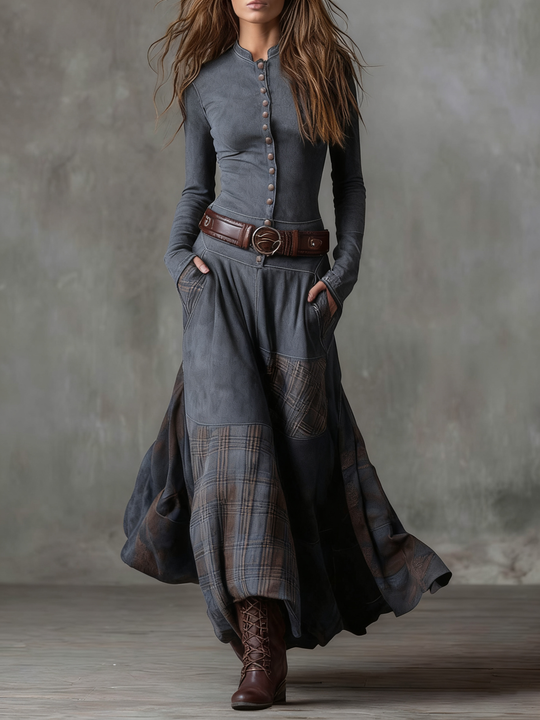 Orlix | Wyrafinowana Sukienka Maxi