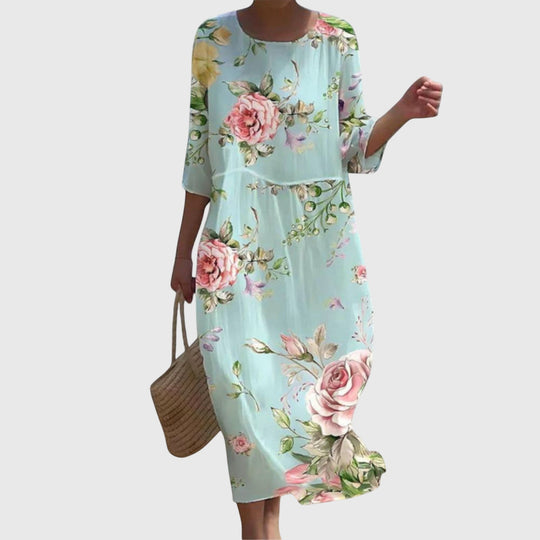 Hayley™ | Stylowa Kwiatowa Sukienka Maxi