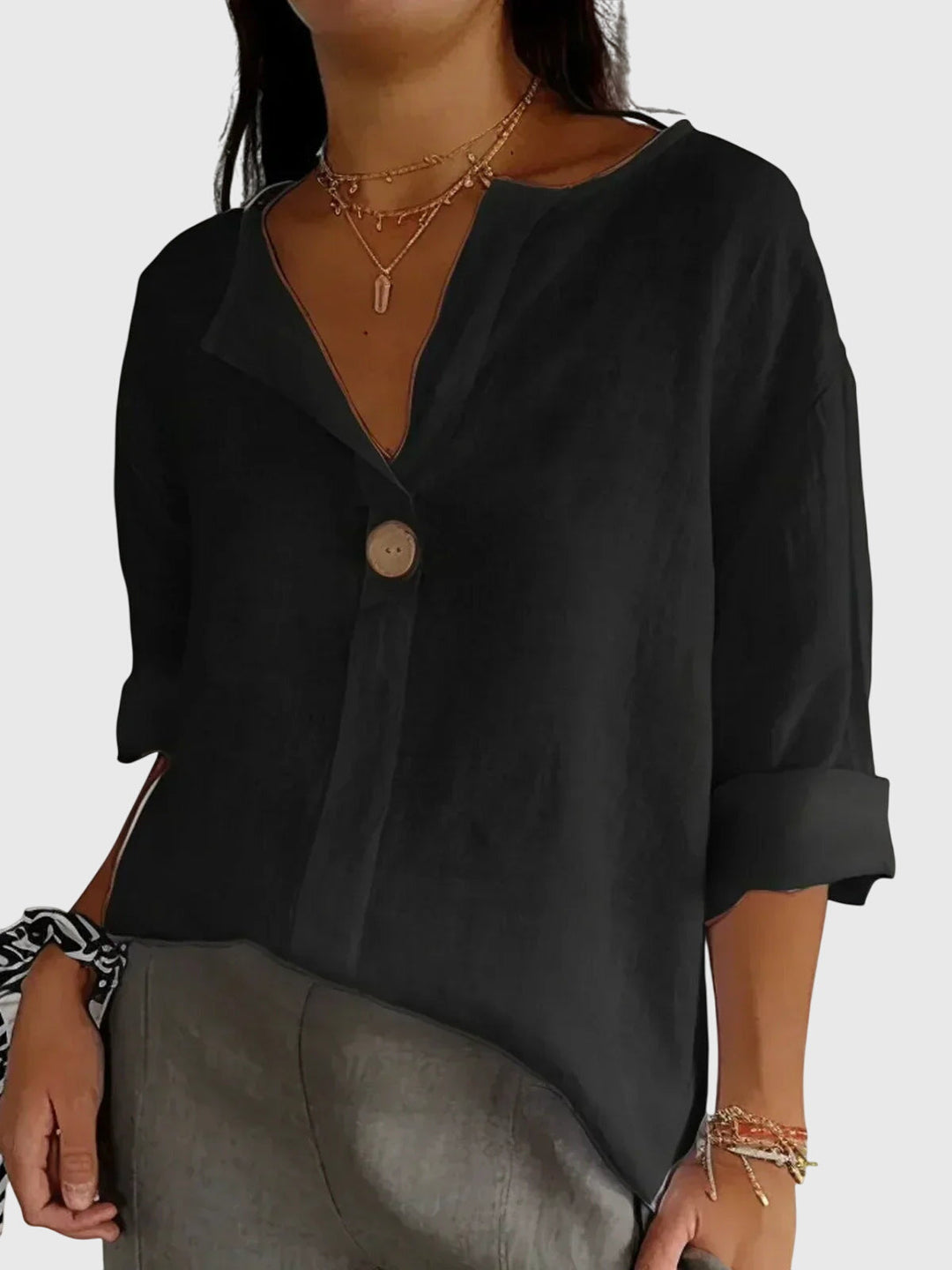 Gemma™ | Elegancka Bluzka Komfortowa