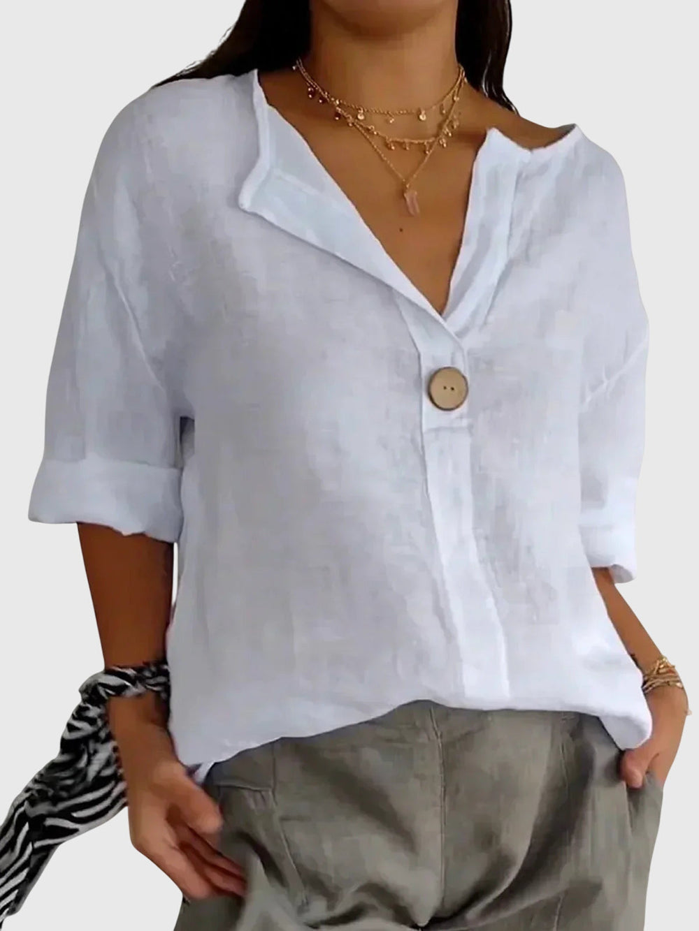 Gemma™ | Elegancka Bluzka Komfortowa