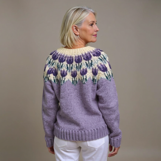 Josephine | Vintage Islandzki Sweter z Wełny