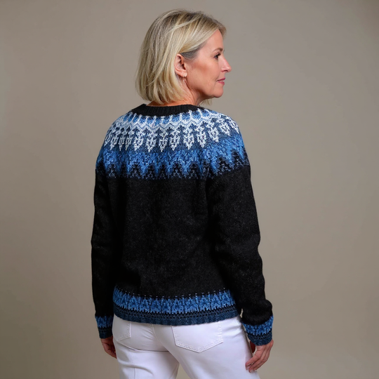 Givanna | Vintage Islandzki Sweter z Wełny