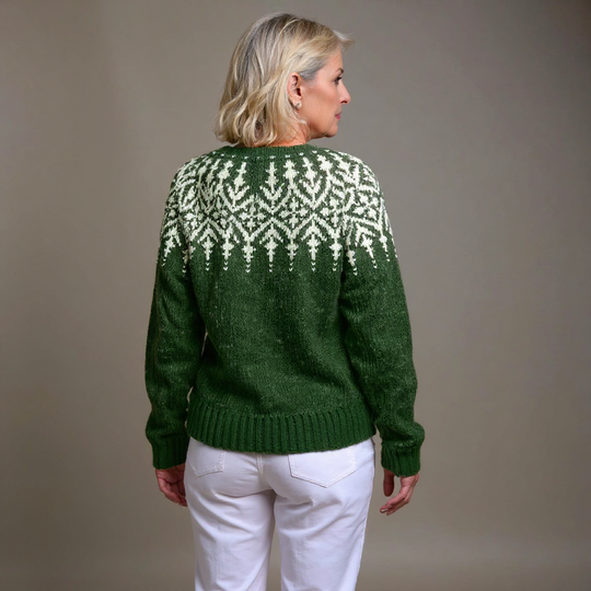 Brienne | Vintage Islandzki Sweter z Wełny