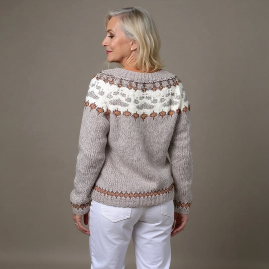 Emery | Vintage Islandzki Sweter z Wełny