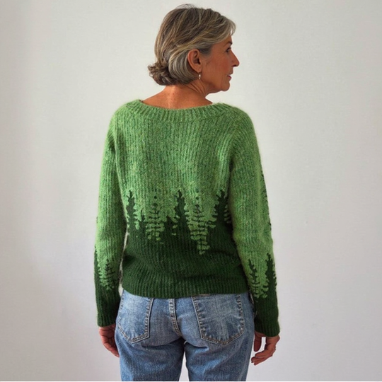Paisley | Vintage Islandzki Sweter Wełniany