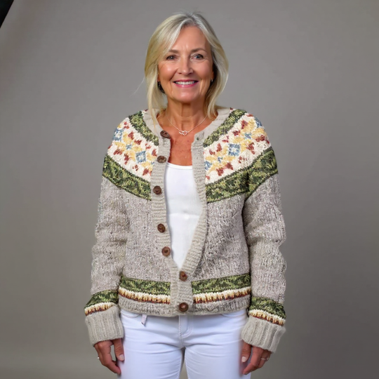 Jesień | Vintage Islandzki Sweter