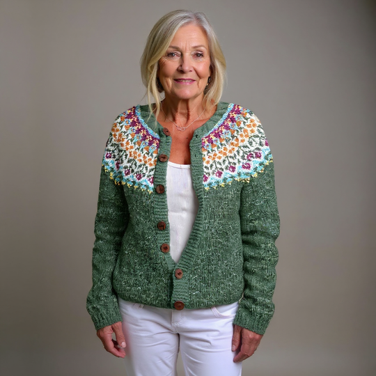 Alice | Vintage Islandzki Sweter z Wełny
