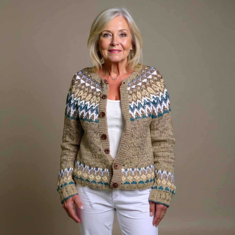 Cora | Vintage Islandzki Sweter z Wełny