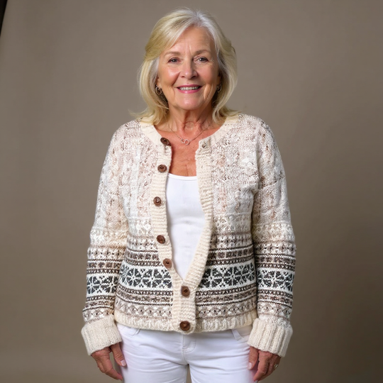 Amira | Vintage Islandzki Sweter z Wełny
