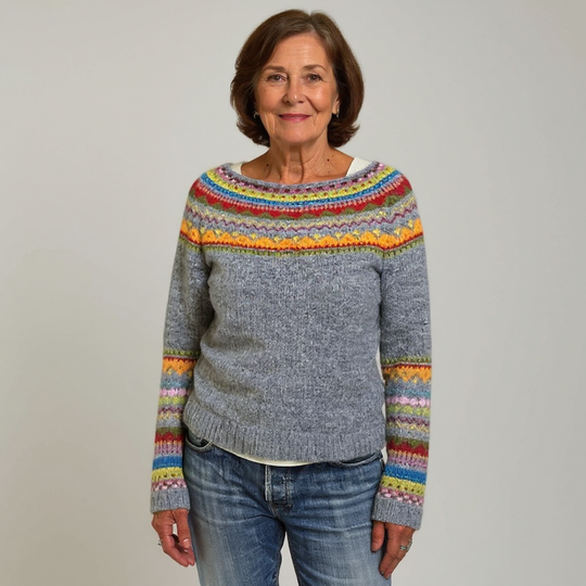 Ivy | Vintage Islandzki Sweter Wełniany