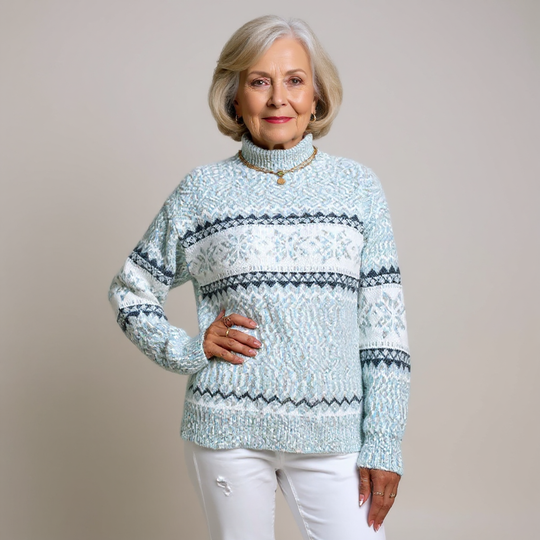 Melanie | Vintage Islandzki Sweter Wełniany