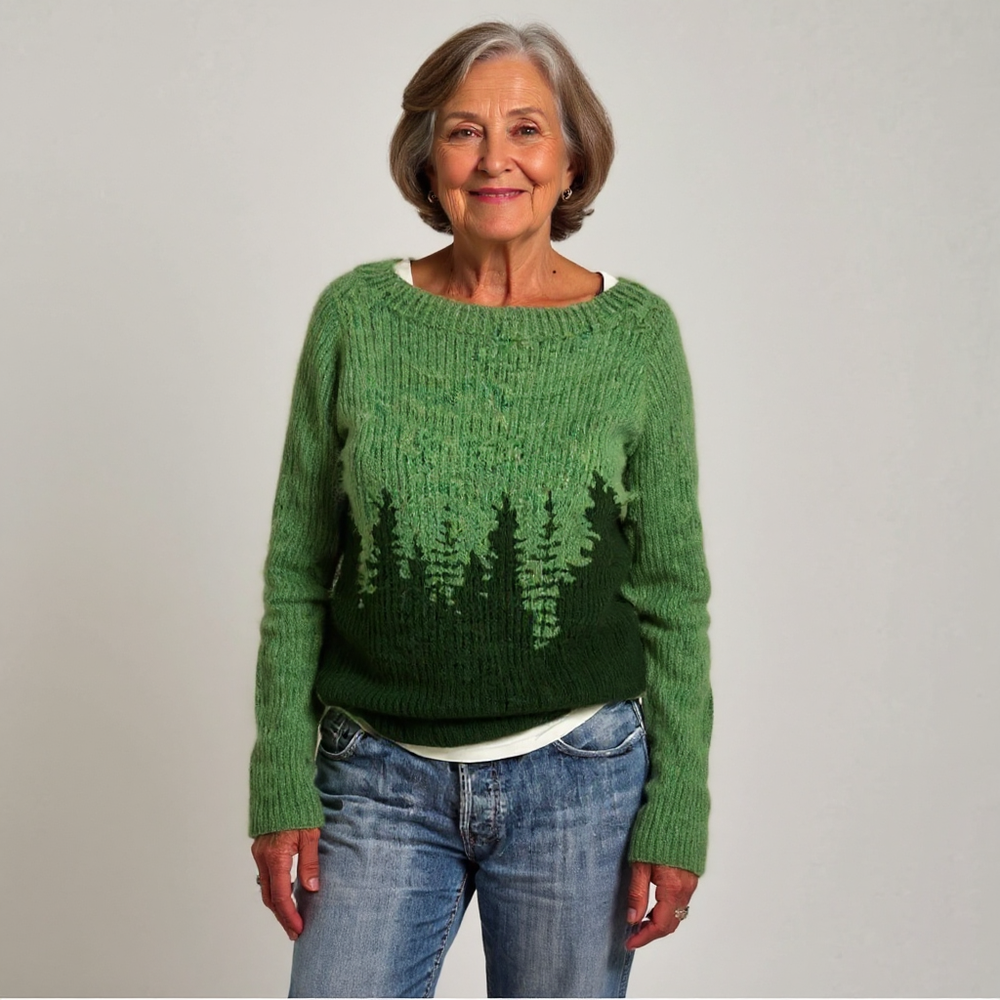 Paisley | Vintage Islandzki Sweter Wełniany