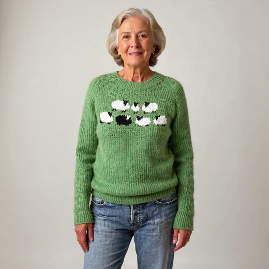 Addison | Vintage Islandzki Sweter Wełniany