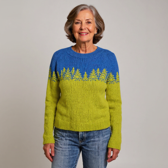 Charlotte | Vintage Islandzki Sweter Wełniany