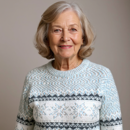Melanie | Vintage Islandzki Sweter Wełniany
