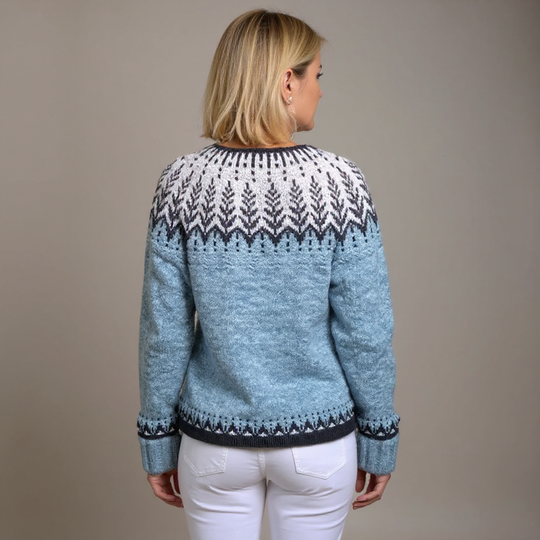 Clara | Vintage Islandzki Sweter z Wełny