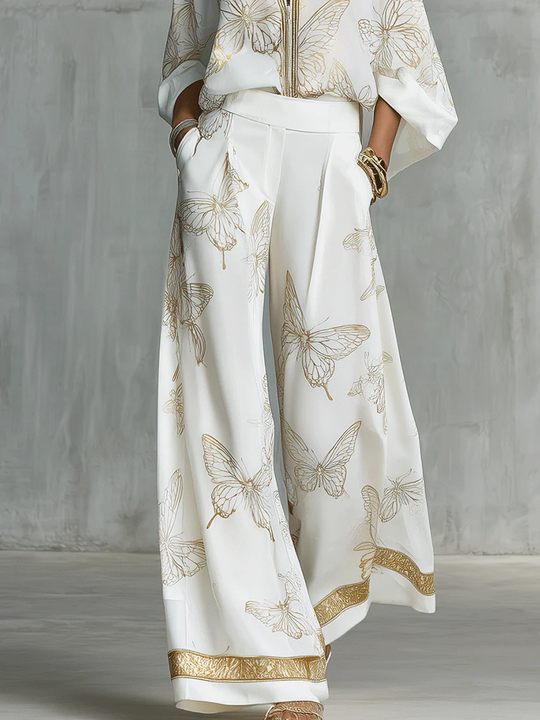 Nyxorynne | Elegancki Dwuczęściowy Zestaw